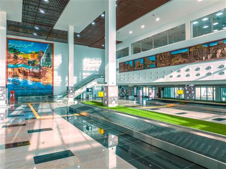 PM arrives Thoothukudi airport at Tamil Nadu in India, on July 26, 2025.