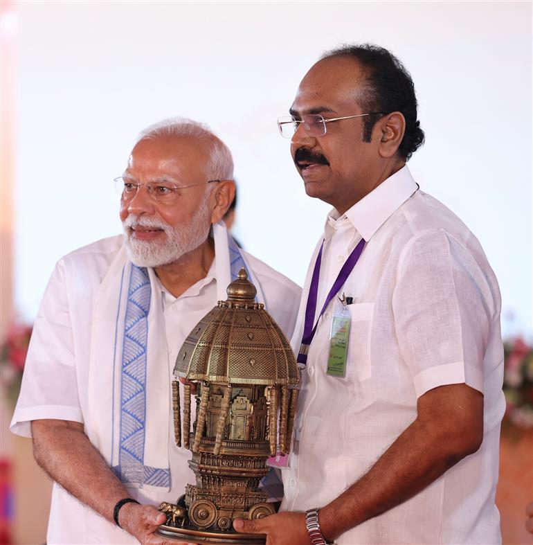 PM graced the public event on the sidelines of the foundation stone laying,  dedication and inauguration of various Development Projects to the nation at Tuticorin, in Tamil Nadu on July 26, 2025.