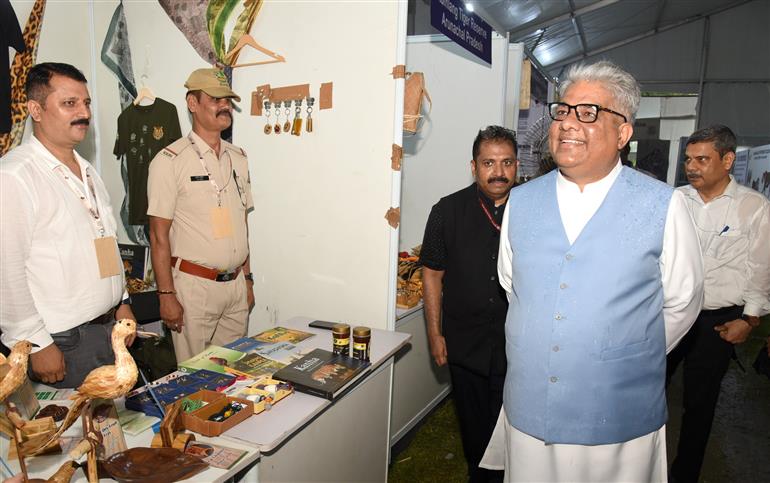The Union Minister for Environment, Forest and Climate Change, Shri Bhupender Yadav took a walkthrough of celebrations the Global Tiger Day 2025 at National Zoological Park, in New Delhi on July 29, 2025.
