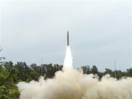 DRDO successfully conducts two consecutive flight-tests of Pralay missile from Dr. APJ Abdul Kalam island off the coast of Odisha on July 29, 2025.