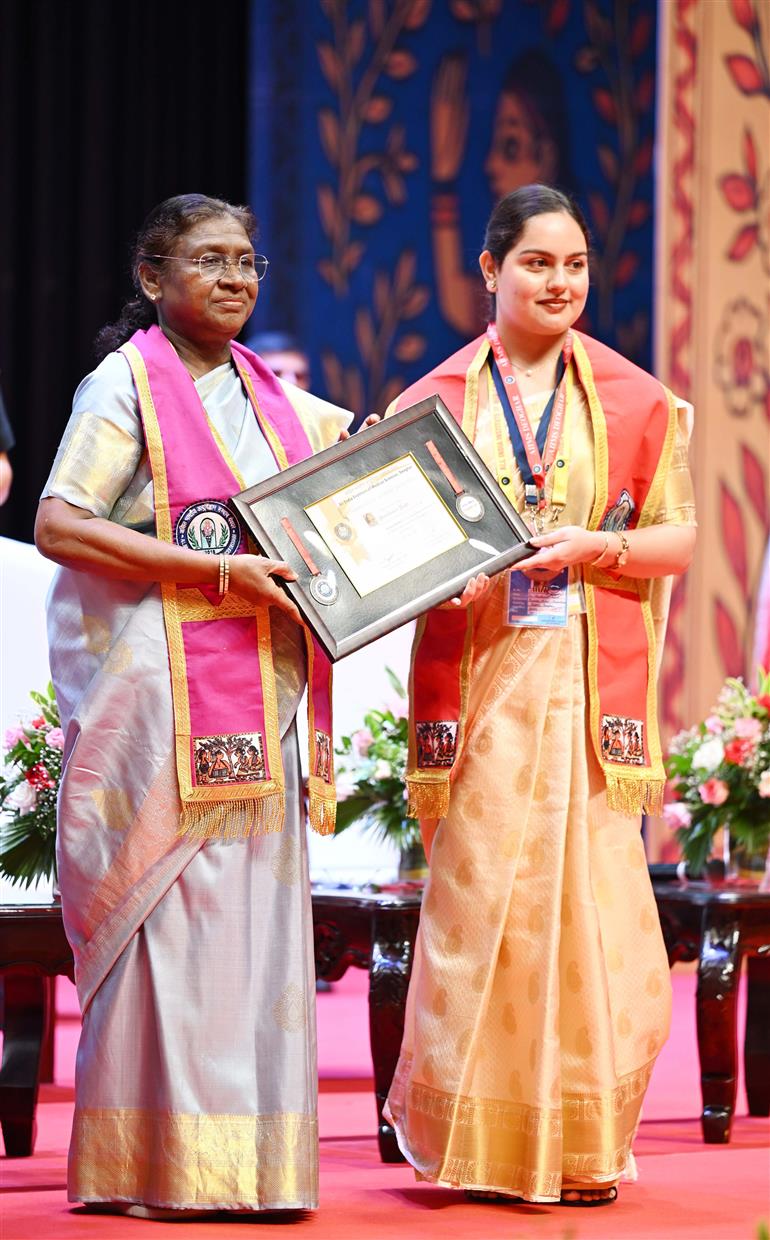 The President of India, Smt Droupadi Murmu graced the first convocation ceremony of AIIMS, Deoghar, in Jharkhand on July 31, 2025.