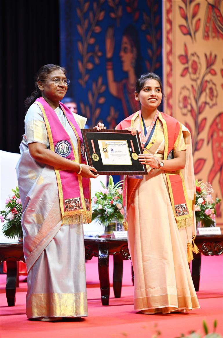 The President of India, Smt Droupadi Murmu graced the first convocation ceremony of AIIMS, Deoghar, in Jharkhand on July 31, 2025.
