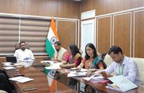 The Minister of State (Independent Charge) for Ayush and Health and Family Welfare, Shri Prataprao Jadhav reviews preparations for “International Day of Yoga” 2025, in New Delhi on May 08, 2025. :AYUSH