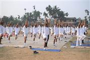 Yogotsav Programme organised in Karbi Anglong, Assam Unites for Yoga marked day 78 of the 100-day countdown to International Day of Yoga 2025, in Assam on April 04, 2025. :AYUSH
