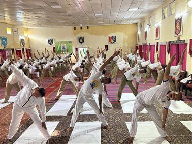 To mark 91 days to International Day of Yoga 2025, Yogotsav 2025 countdown programme was organised at multiple locations by the North Eastern Institute of Ayurveda & Homoeopathy (NEIAH), in Shillong on March 23, 2025.:AYUSH