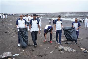 Indian Coast Guard Leads Marine Conservation Efforts on World Environment Day 2025 on June 04, 2025.