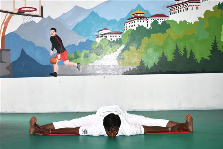 As part of the run-up to the 11th International Day of Yoga, CGI Phuentsholing, organized a guided Yoga session at the College of Science and Technology, Rinchending, in Bhutan on June 05, 2025.:AYUSH