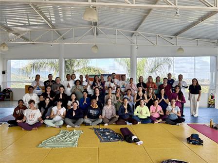 India in Sao Paulo, Brazil collaborated with Prof. Lígia Padilha for a special yoga session at São João Clube, Atibaia, as part of the IDY2025 countdown. The session was led by Teacher of Indian Culture, Mr. Satyendra followed by meditation and distribution of the Common Yoga Protocol books on June 09, 2025.:AYUSH