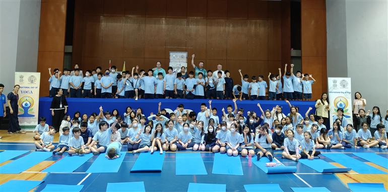 The Swami Vivekananda Cultural Centre, Embassy of India, Bangkok, organised a ‘Yoga Session’ as a precursor event of “International Day of Yoga-2025” at Satit Bilingual School of Rangsit University, Thailand. The session was attended by 130 students of the school on June 09, 2025.:AYUSH