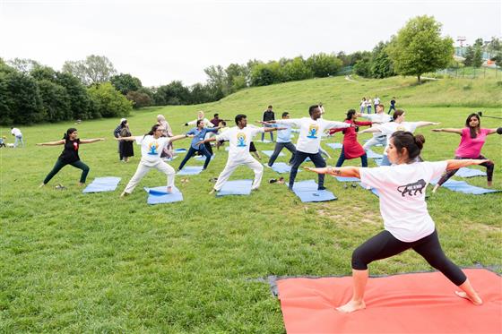 In the run up to the main event of International Day of Yoga 2025, the Embassy of India in Poland association with Tamil Sangam Association of Poland (TSAP) organised a session of Yoga Asanas & breathing techniques to promote mindfulness, unity and wellness at Park Szczęśliwicki, Warsaw on June 09, 2025.:AYUSH