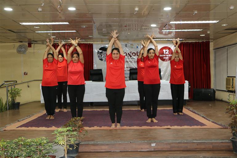 12 Days Countdown to International Yoga Day at UCMS Delhi. In collaboration with the Central Council for Research in Yoga and Naturopathy, UCMS Delhi hosted a vibrant event on Yoga awareness and lifestyle disease management at Library Hall, GTB Hospital, in Delhi on June 10, 2025.:AYUSH