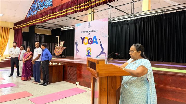 The Assistant High Commission of India in Kandy, Sri Lanka organised the 5th Yoga event of the 11th IDY2025 at Sabaragamuwa Provincial Council, in Ratnapura on June 12, 2025.