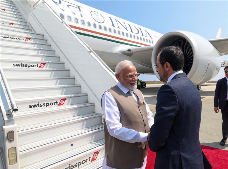 PM arrives at Larnaca International Airport, in Cyprus on June 15, 2025.:Prime Minister's Office PM arrives at Larnaca International Airport, in Cyprus on June 15, 2025.:Prime Minister