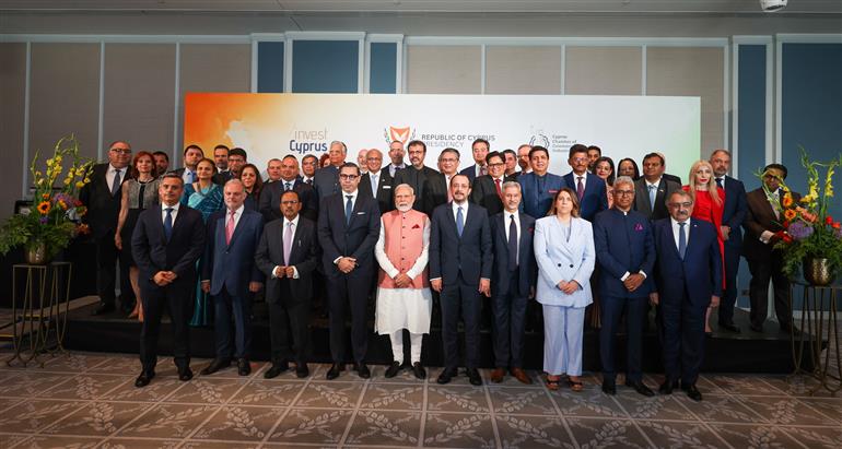 PM participated in the ‘Business Event’, in Cyprus on June 15, 2025.:Prime Minister's Office PM participated in the ‘Business Event’, in Cyprus on June 15, 2025.:Prime Minister