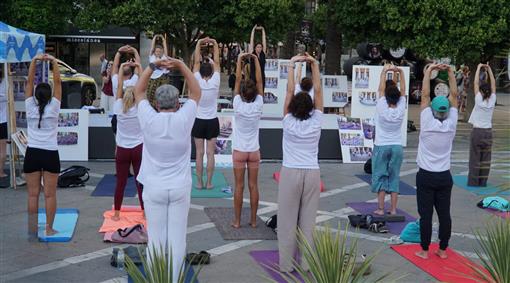 A pleasant evening towards shared well-being and harmony, echoing the theme Yoga for One Earth, One Health to marking the International Day of Yoga 2025 journey continued in Jerez, Spain with an energizing session in collaboration with Centro Yoga, Jerez at Plaza del Arenal on 15th June 2025.:AYUSH
