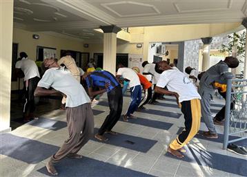 In the run-up to the 11th International Day of Yoga 2025, EoI, N’Djamena (Embassy of India N’Djamena, Republic of Chad) held another Yoga session under the theme, “Yoga for One Earth, One Health.” A large number of Chadian Yoga lovers & Embassy officials participated on June 14, 2025.:AYUSH