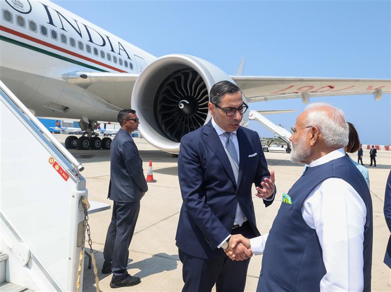 PM departs for Alberta, Canada from Cyprus on June 16, 2025.:Prime Minister's Office PM departs for Alberta, Canada from Cyprus on June 16, 2025.:Prime Minister
