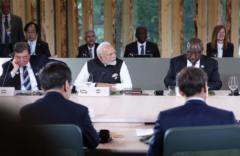 PM participated in the 51st G7 summit meeting at Kananaskis, in Canada on June 17, 2025.:Prime Minister's Office PM participated in the 51st G7 summit meeting at Kananaskis, in Canada on June 17, 2025.:Prime Minister