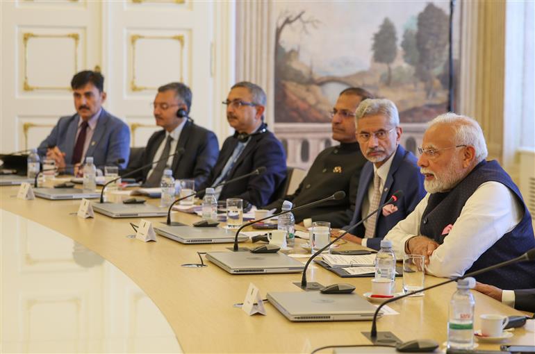 PM holds a delegation-level talk with the Prime Minister of the Republic of Croatia, Mr. Andrej Plenkovic at Zagreb, in Croatia on June 18, 2025.:Prime Minister's Office PM holds a delegation-level talk with the Prime Minister of the Republic of Croatia, Mr. Andrej Plenkovic at Zagreb, in Croatia on June 18, 2025.:Prime Minister
