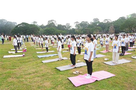 The 11th International Day of Yoga 2025 was celebrated at Siem Reap’s iconic Terrace of the Elephants in association with the Ministries of Tourism; Culture; Education, Youth & Sport and APSARA National Authority in Cambodia on June 19, 2025.:AYUSH