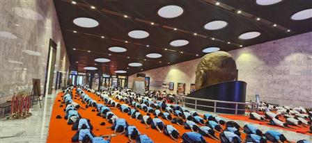 Glimpse of 11th International Day of Yoga celebrations at Narmada, in Gujarat on June 21, 2025.:Ministry of Defence