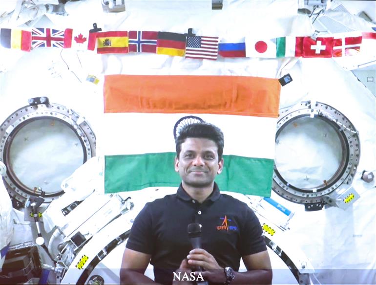 PM interacted with Group Captain Shubhanshu Shukla, who is aboard the International Space Station, on June 28, 2025.