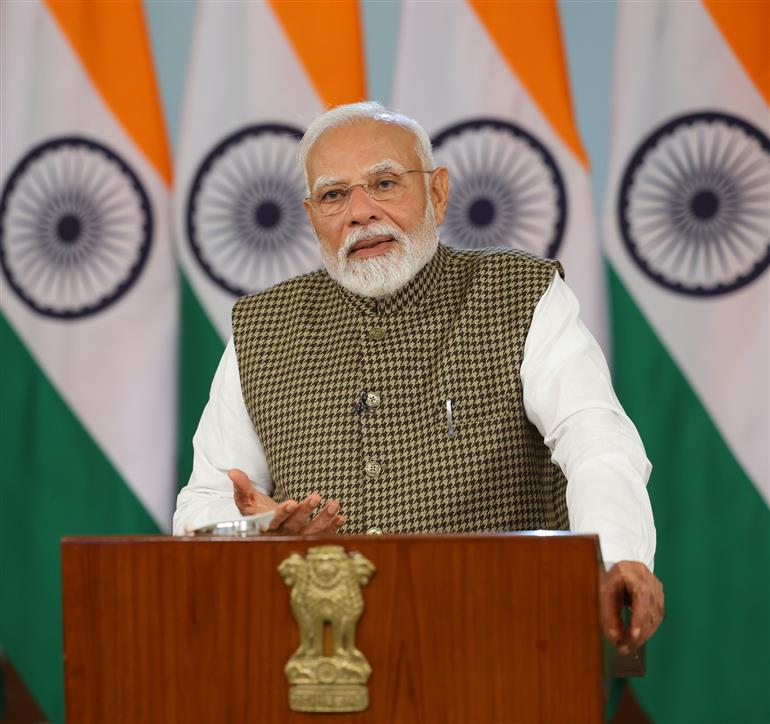 PM’s remarks during a programme at Bavaliyali Dham, in Gujarat via video message on March 20, 2025.