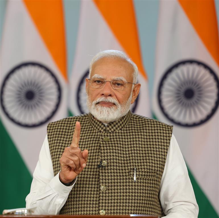 PM’s remarks during a programme at Bavaliyali Dham, in Gujarat via video message on March 20, 2025.
