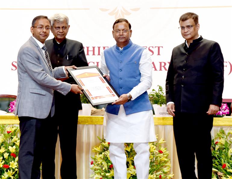 The Minister of State for Finance, Shri Pankaj Chaudhary participates in ED Day celebrations, in New Delhi on May 01, 2025.