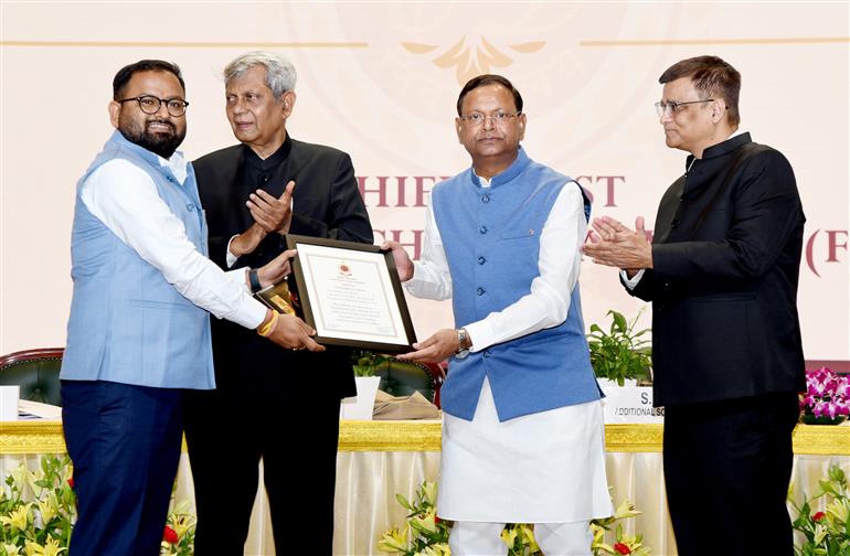 The Minister of State for Finance, Shri Pankaj Chaudhary participates in ED Day celebrations, in New Delhi on May 01, 2025.