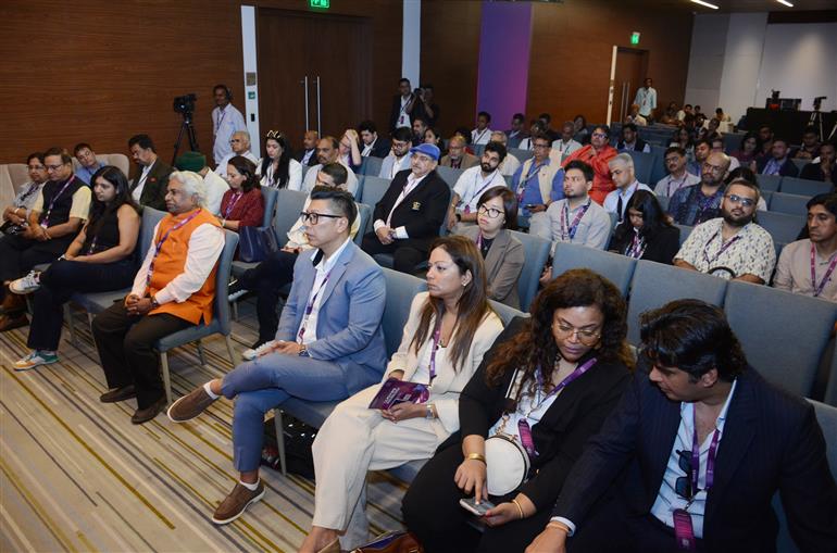 Mr. Vishal Dhupar, MD, NVIDIA and Mr. Richard G. Kerris, VP, NVIDIA elaborate about the role of AI in the future of content creation at Mumbai, in Maharashtra on May 01, 2025.:Ministry of Information & Broadcasting
