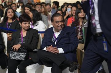 Mukesh Ambani Unveils Vision for India-Led Global Entertainment Revolution at WAVES 2025 at Mumbai, in Maharashtra on May 01, 2025.:Ministry of Information & Broadcasting