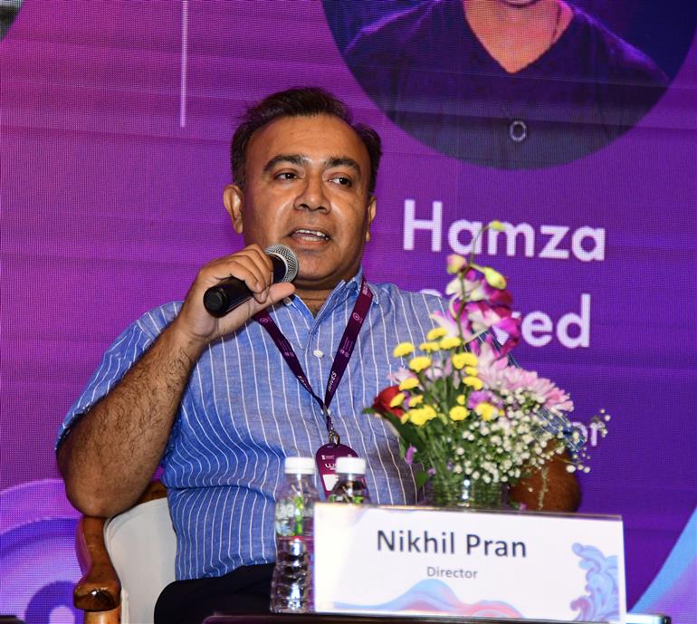 Nikhil Pran (Director) at WAVES2025, in Mumbai, Maharashtra on May 02, 2025.:Ministry of Information & Broadcasting