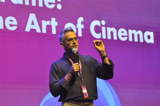 Filmmaker Richie Mehta, who shared his creative journey and deep insights into the many layers of cinematic storytelling in the inspiring session of ‘Behind the Frame: Mastering the Art of Cinema’ at WAVES 2025 Summit, in Mumbai, Maharashtra on May 04, 2025.:Ministry of Information & Broadcasting