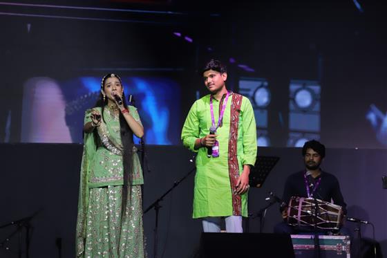 Rocking the stage: Battle of the bands are brings the house down with their electrifying performance at Waves 2025 in Mumbai, Maharashtra on May 04, 2025.:Ministry of Information & Broadcasting