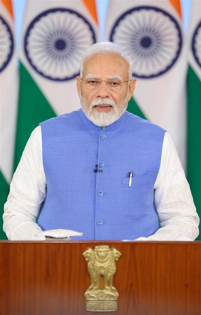 PM’s message for ‘Khelo India Youth Games’ via video conferencing on May 04, 2025.