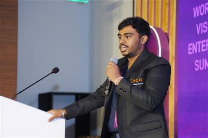 Youth participant at the AVGC XR Master class in WAVES 2025 at Mumbai, in Maharashtra on May 04, 2025.:Ministry of Information & Broadcasting