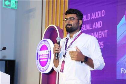 Youth participant at the AVGC XR Master class in WAVES 2025 at Mumbai, in Maharashtra on May 04, 2025.:Ministry of Information & Broadcasting