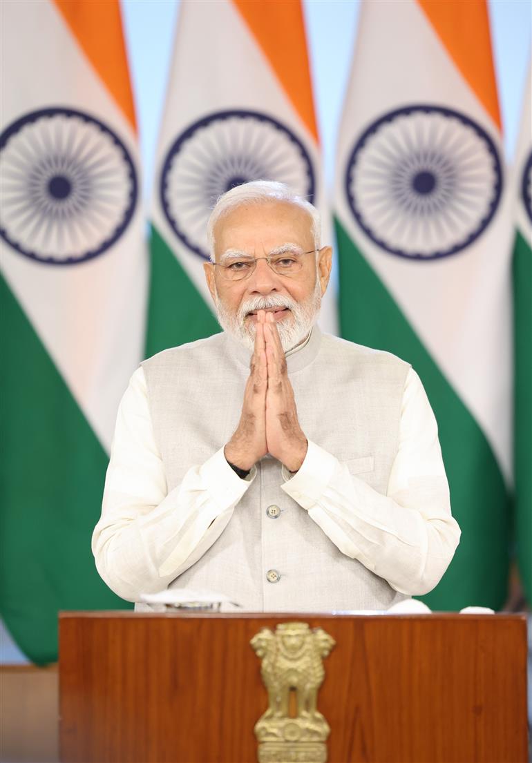 PM’s video message for the Global Conference on Space Exploration on May 07, 2025.