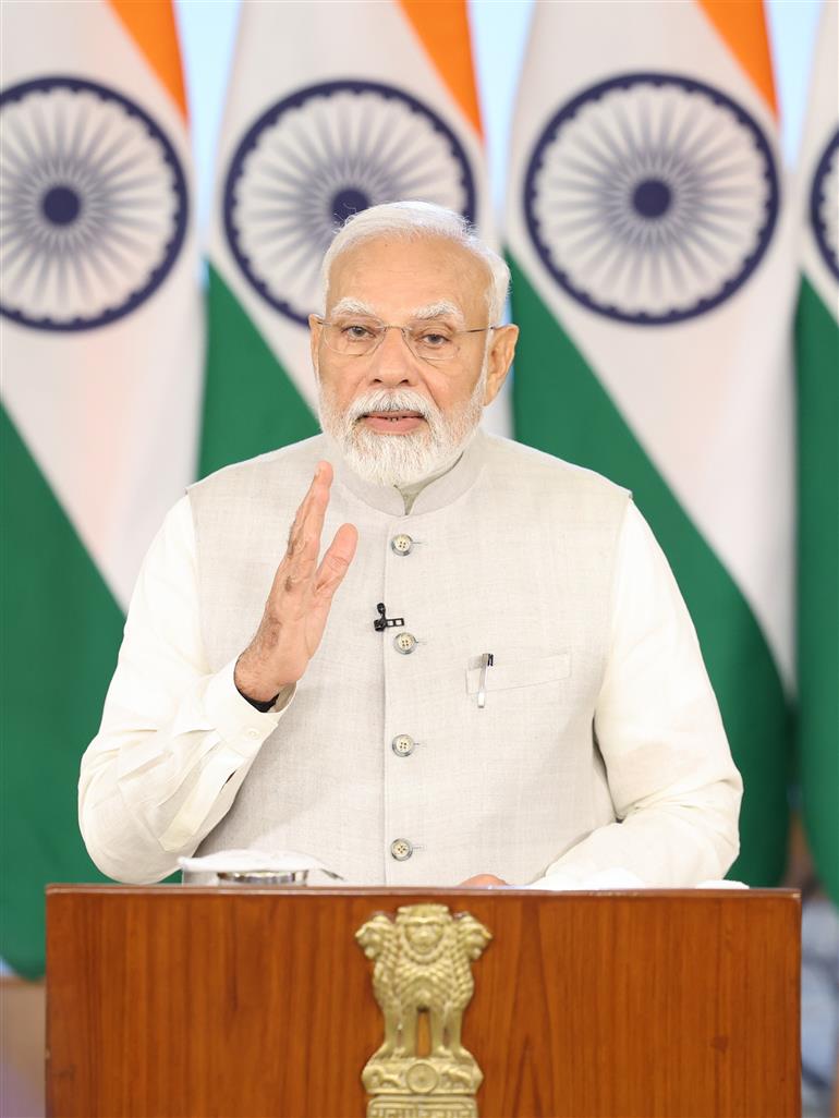 PM’s video message for the Global Conference on Space Exploration on May 07, 2025.