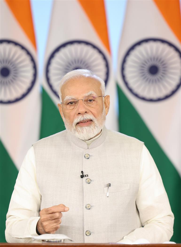 PM’s video message for the Global Conference on Space Exploration on May 07, 2025.