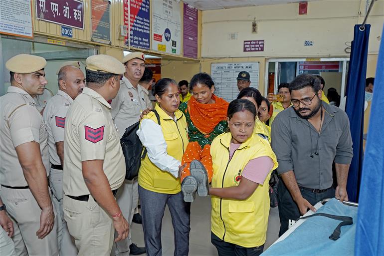 Glimpses of ‘Mock Drill’ at Jhilmil, in Delhi on May 07, 2025.:Ministry of Information & Broadcasting