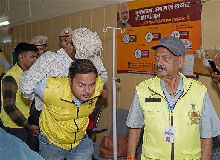 Glimpses of ‘Mock Drill’ at Jhilmil, in Delhi on May 07, 2025.:Ministry of Information & Broadcasting