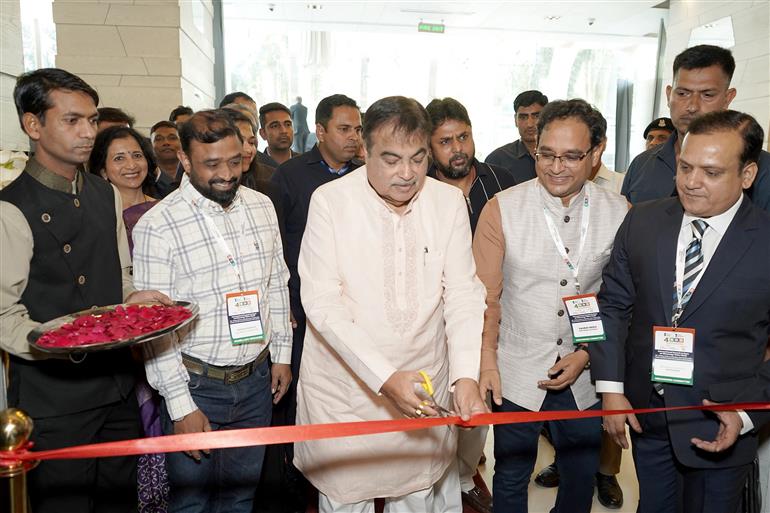 The Union Minister of Road Transport and Highways, Shri Nitin Gadkari inaugurates the 4th International BBB Summit and Expo on Bioenergy Value Chain, in New Delhi on May 08, 2025.