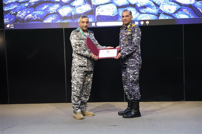 Glimpses of the Second Edition of Tri-Services Future Warfare Course at Manekshaw Centre, in New Delhi on May 09, 2025.