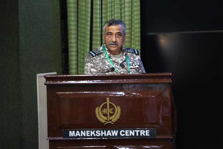 Glimpses of the Second Edition of Tri-Services Future Warfare Course at Manekshaw Centre, in New Delhi on May 09, 2025.