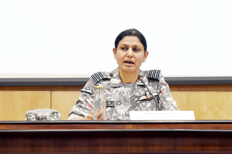 Wing Commander Vyomika Singh briefing the media on ‘Operation Sindoor’, in New Delhi on May 10, 2025.:Ministry of External Affairs