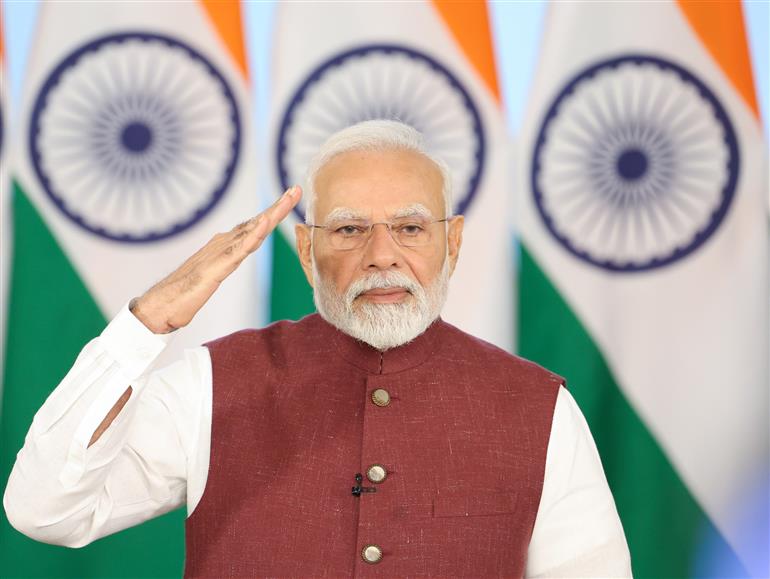 PM addresses the Nation on ‘Operation Sindoor’ via video conferencing on May 12, 2025.
