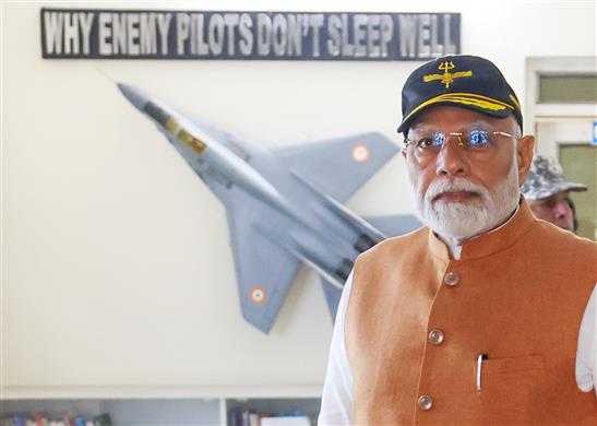 PM visits Adampur airforce base, in Punjab on May 13, 2025.
