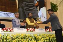 The Minister of State (Independent Charge) for Ayush and Health and Family Welfare, Shri Prataprao Jadhav at the inauguration of Yoga Mahotsav-2025 organized by Morarji Desai National Institute of Yoga at Vigyan Bhawan, in New Delhi on March 13, 2025.:AYUSH